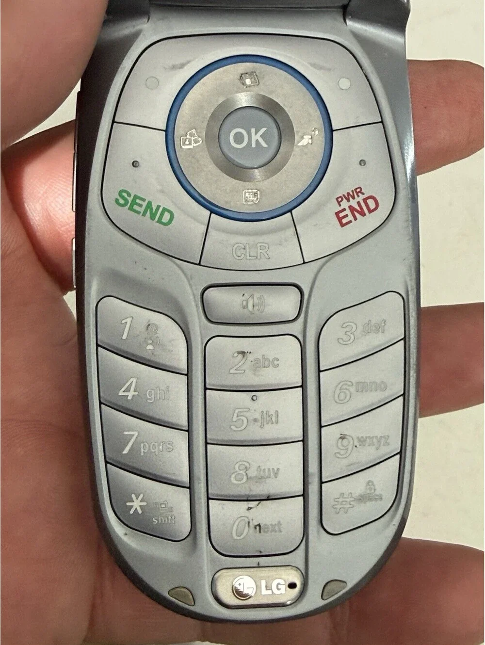 LG VX5300 Silver 128x160 Pixels Bluetooth Soft Keys (Verizon) Flip Cell Phone